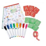 Шаблони Букви и цифри 66 части, Hape - Image 3