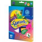 Комплект самовтърдяваща се глина Dinosaurs 10 цвята, Astra