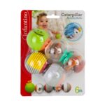 Комплект сензорни топки за игра Гъсеница, Infantino
