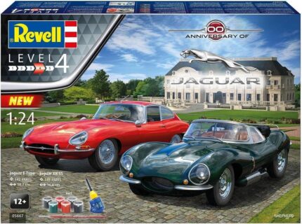 Сглобяеми модели 100 години Jaguar 2 броя, Revell
