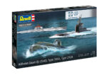 Сглобяеми модели 3 броя подводници Bundeswehr 154 части, Revell