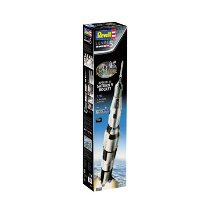 Комплект Сглобяем модел Apollo 11 Saturn V Rocket, 183 части, Revell