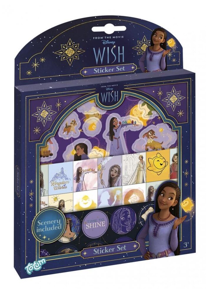 Комплект стикери, Totum, Disney Wish, 4 части Стикери Disney Wish 4 части, Totum