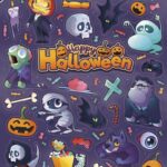 Комплект стикери Halloween 25 броя, Totum