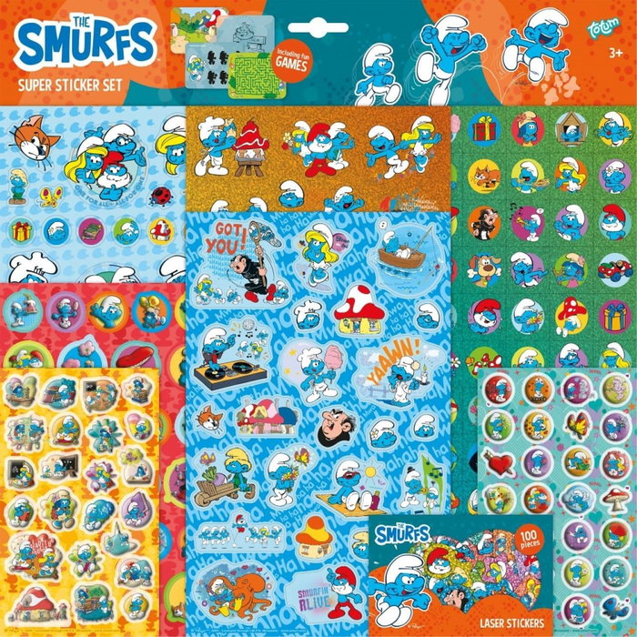 komplekt-stikeri-totum-smurfs-689302c66c659 Комплект стикери Smurfs, Totum