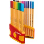 Комплект тънкописци Point 88 Color Parade, 20 цвята, Stabilo - Image 2