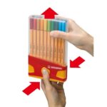 Комплект тънкописци Point 88 Color Parade, 20 цвята, Stabilo - Image 4