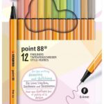 Комплект тънкописци Point 88 fine 0.4 Pastellove Stabilo
