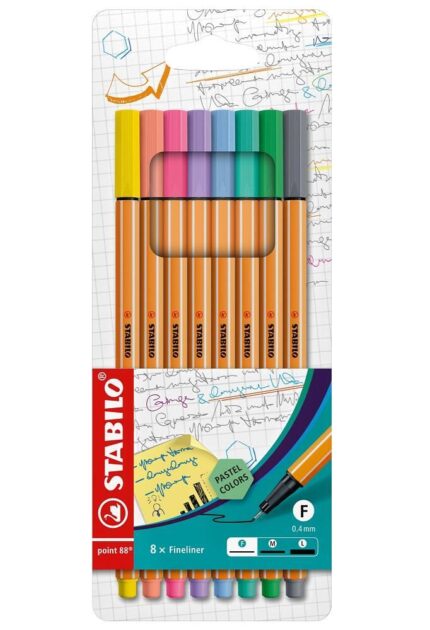 Комплект тънкописци Point 88 Pastel Stabilo