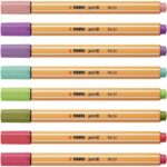 Комплект тънкописци Point 88 Pastel, 8 цвята, Stabilo - Image 3