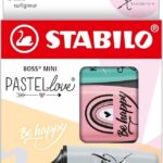 Комплект текст маркери Boss Mini Pastel Love 2.0 Stabilo