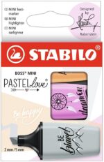 Комплект текст маркери Boss Mini Pastel Love 2.0 Stabilo