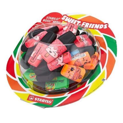 Комплект текст маркери Boss Mini Sweet Friends, 50 броя, Stabilo
