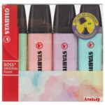 Комплект текст маркери Boss Original Pastel Stabilo