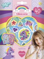 Временни татуировки Еднорог 40 броя, Totum