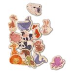Комплект за игра Магнитни животни, 30 броя, Hape - Image 2