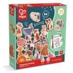 Комплект за игра Магнитни животни Hape