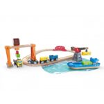 Игрови комплект Товарно пристанище 26 части, Hape - Image 3