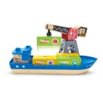 Игрови комплект Товарно пристанище 26 части, Hape - Image 7