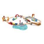 Игрови комплект Товарно пристанище 26 части, Hape - Image 9