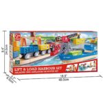 Игрови комплект Товарно пристанище 26 части, Hape - Image 12