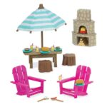 Комплект за игра Двор с барбекю, 23 части, Li’l Woodzeez - Image 2