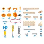 Дървен конструктор Делукс Junior Inventor, Hape - Image 6