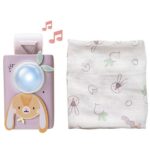 Комплект зайче с бял шум и одеялце, Taf Toys