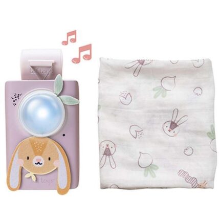Комплект зайче с бял шум и одеялце, Taf Toys