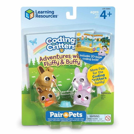 Комплект зайчета Флъфи и Бъфи, Learning Resources