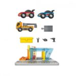Комплект железопътен сервиз, 11 части, Hape - Image 3