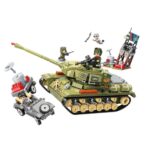 Конструктор Combat Zone тежък танков корпус 858 части, Qman - Image 2