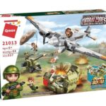 Конструктор Combat Zone въздушна бомбардировка 557 части, Qman