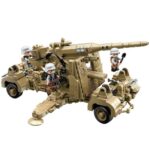 Конструктор Германско оръдие 88 mm FlaK 829 части, Qman