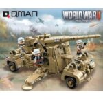 Конструктор Германско оръдие 88 mm FlaK 829 части, Qman - Image 2
