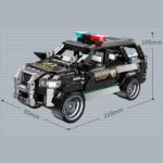 Конструктор Mine City полицейски автомобил 686 части, Qman - Image 4