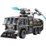 Конструктор Mine City камион с водно оръдие 847 части, Qman - Image 2