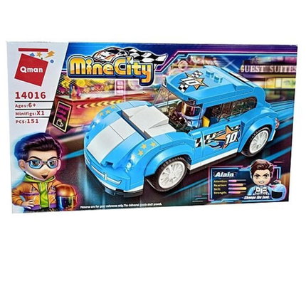 Конструктор MineCity Автомобил Fairy BTL-20, 151 части, Qman