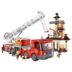 Конструктор MineCity пожарна платформа 686 части, Qman - Image 2