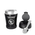 Контейнер за храна Twistshake черен