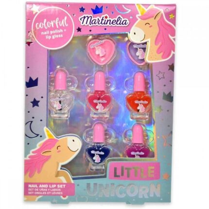 Козметичен комплект Little Unicorn 7 части, Martinelia