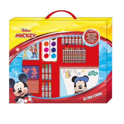 Куфарче Mickey Mouse за рисуване, 35 части, MC Toys