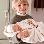 Кукла бебе Елба с розово вълнено боди, 45 см, Arias - Image 4