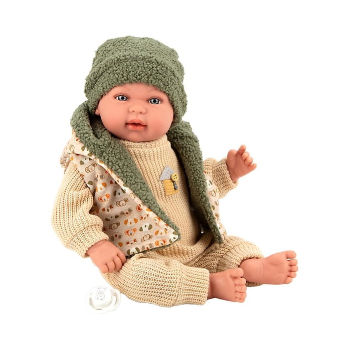 kukla-bebe-mies-s-bezovo-zeleno-kostiumce-koiato-place-45-sm-692a784418ed0-1 Плачеща кукла бебе Миес с бежово-зелено костюмче Arias