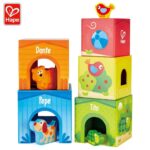 Детска кула с животни 9 части, Hape - Image 3