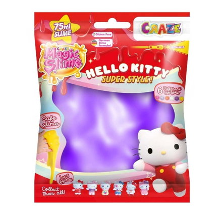 Магически слайм в торбичка с изненада Hello Kitty, Craze