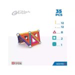 Магнитен конструктор Glitter Panels, 35 части, Geomag - Image 5