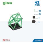 Магнитен конструктор Glow 42 части, Geomag - Image 4