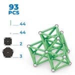 Магнитен конструктор Glow 93 части, Geomag - Image 3