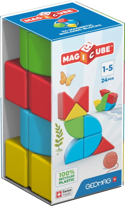 Магнитен конструктор Magicube 24 части, Geomag